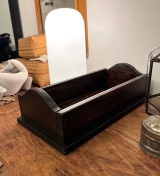 Coppia di Scatole Legno Fatta Mano Stile Retrò