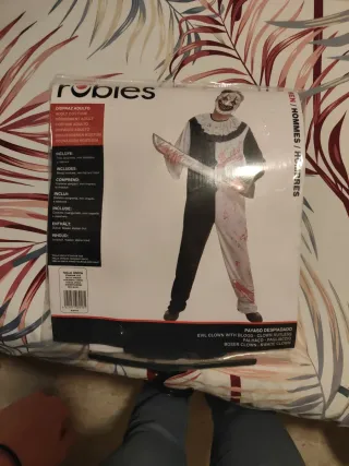 Disfraz Payaso Maligno Talla Única