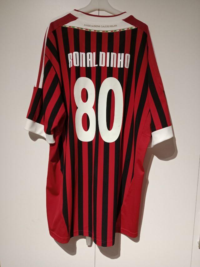 Camiseta AC Milan Ronaldinho 80