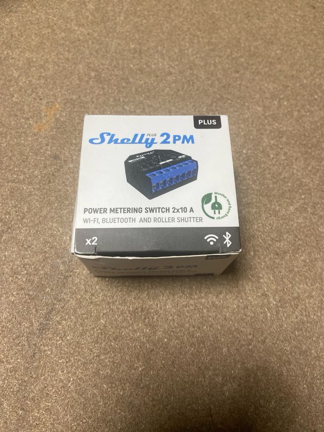 Shelly Plus 2PM - Interruptor WiFi