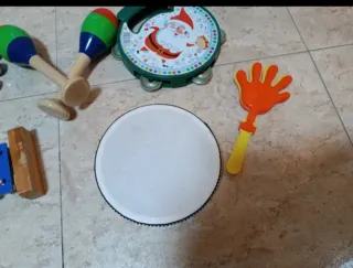 Lote instrumentos musicales infantiles