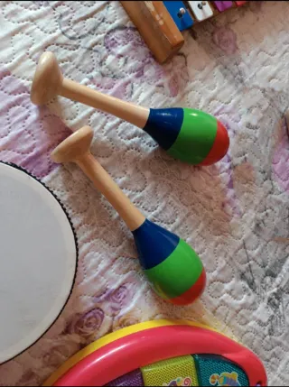 Lote instrumentos musicales infantiles