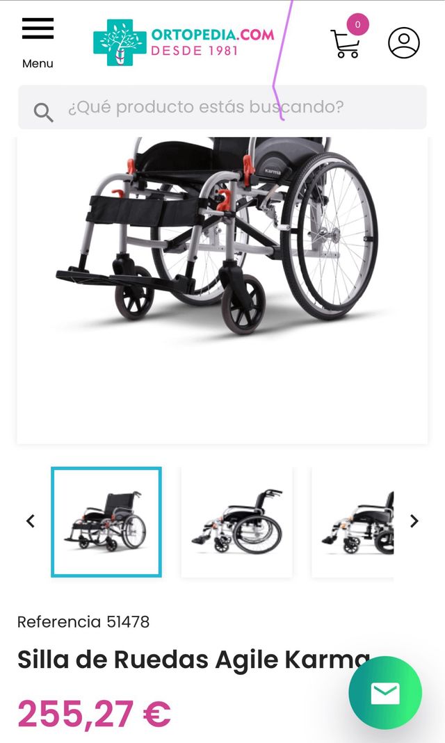 Silla de ruedas A ESTRENAR 