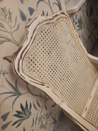 Mecedora antigua renovada estilo Shabby Chic