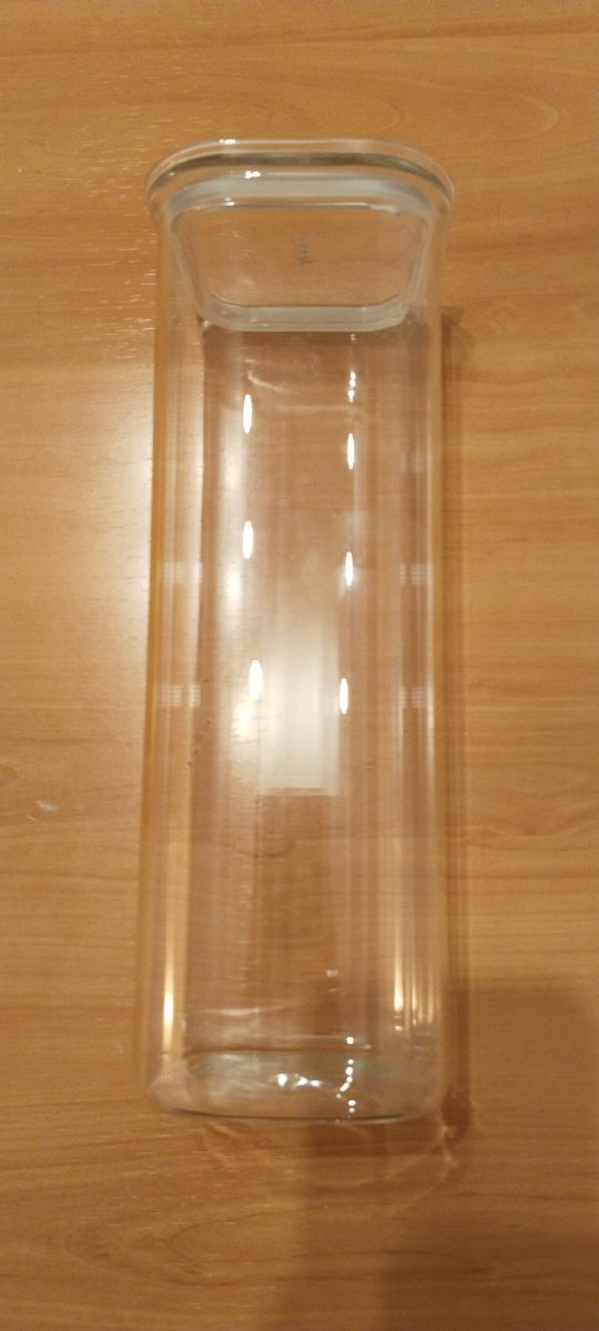 Recipiente de cristal con tapa