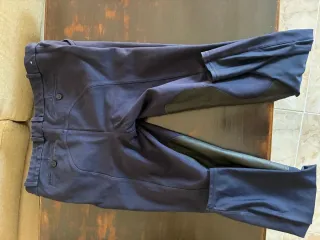 Pantalón de hípica azul y marrón