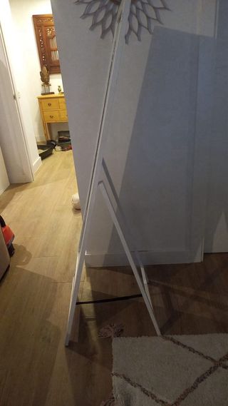 Espejo madera cuerpo entero blanco