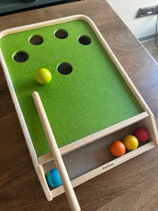 Juego de billar de madera PlanToys