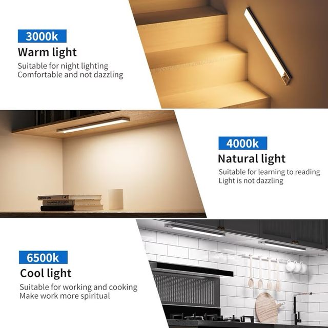 Luz LED Armario Sensor Movimiento 41cm