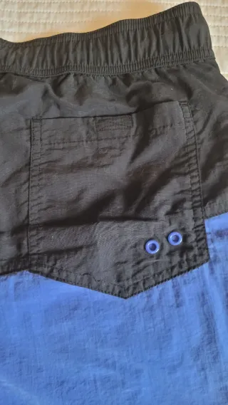 Bañador hombre negro y azul