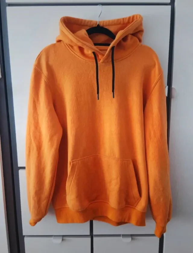 Sudadera naranja afelpada