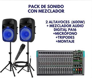 Pack Premium Sonido y Luces para Fiestas