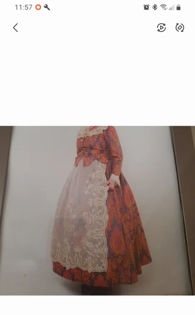 Traje de Fallera Multicolor