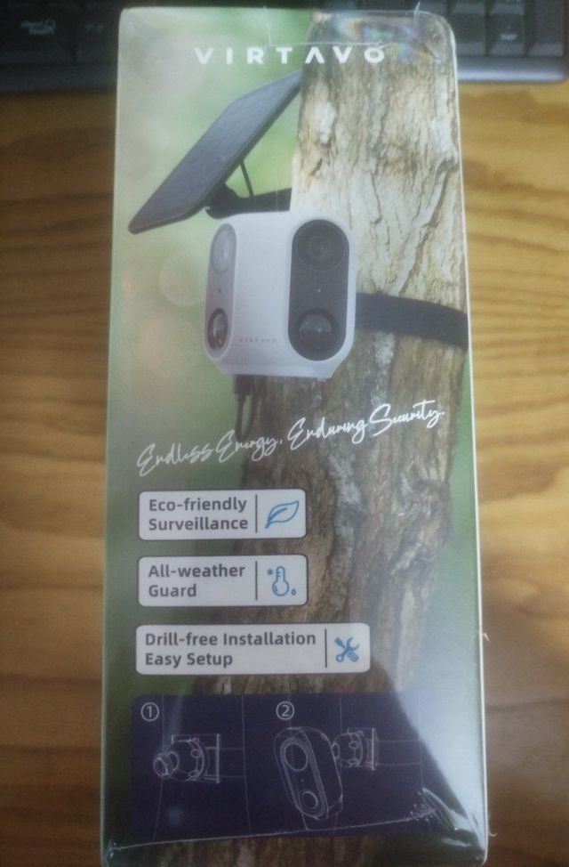 Cámara Vigilancia Exterior Solar Batería