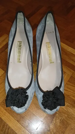 Zapatos Mascaró grises talla 38