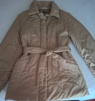 Parka beige señora