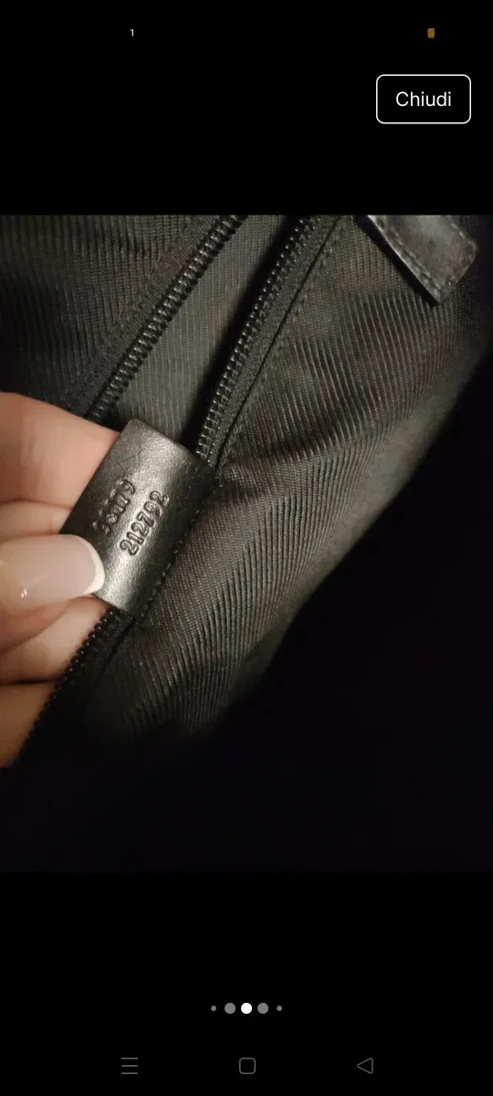 Borsa Gucci nera vintage