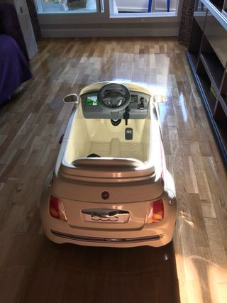 Coche Batería Imaginarium Fiat 500 Blanco