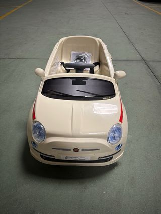 Coche Batería Imaginarium Fiat 500 Blanco