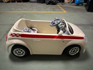 Coche Batería Imaginarium Fiat 500 Blanco