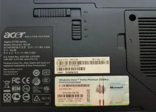 Acer Aspire 5715Z - W10 + SSD 232GB