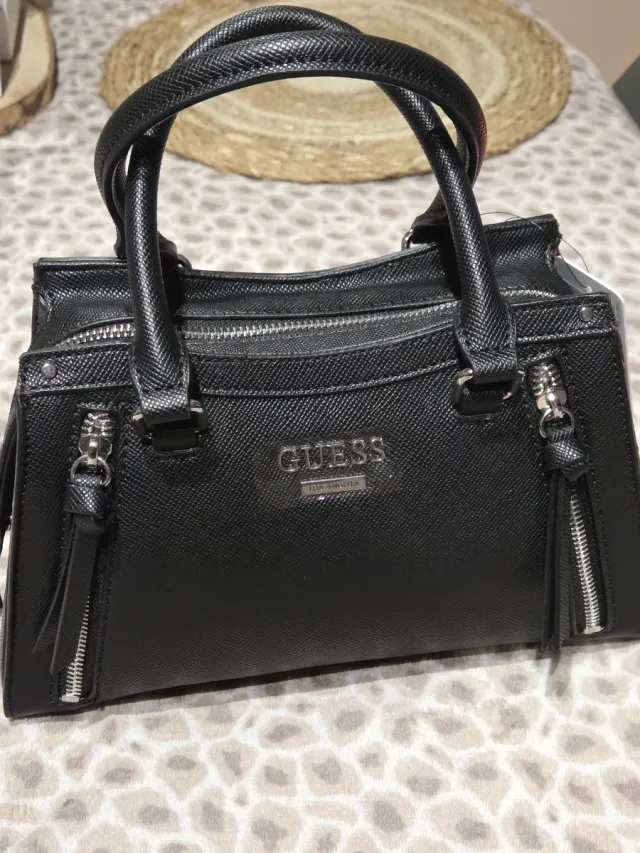 Bolso de mano Guess negro