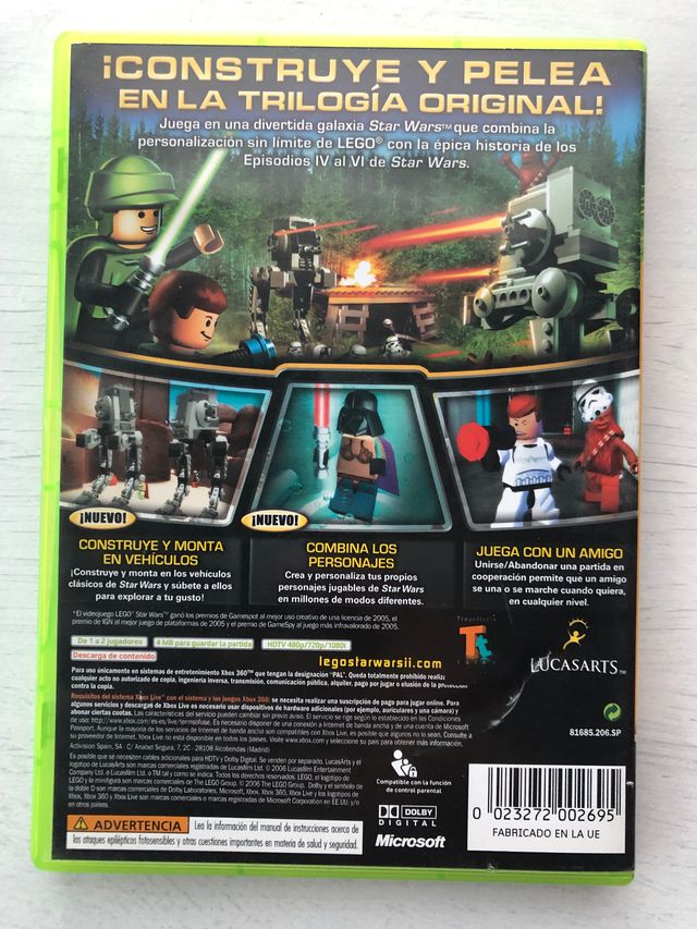 LEGO Star Wars II: La Trilogía Original Xbox 360