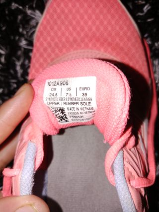 Zapatos deportivos niña rosa y blanco