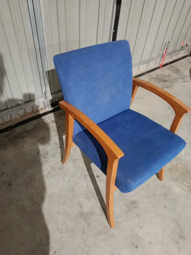 Sillas de salón madera Aya (Azul)