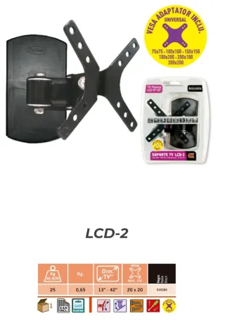 Soporte Pared TV , LCD marca Fepre