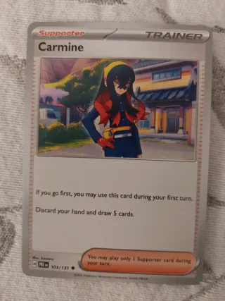 Carta Pokémon TCG Carmine 103/131
