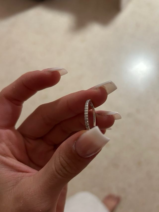 Anillo Pandora circonitas Plata