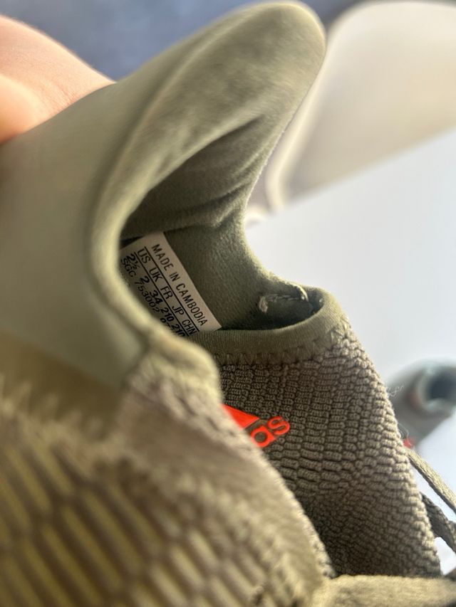 Zapatillas Adidas niño campo verde/naranja