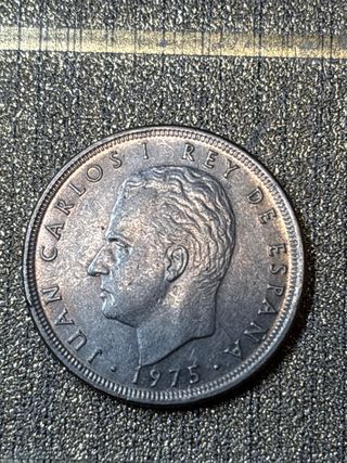 Lote 18 monedas 5 Pesetas 1975