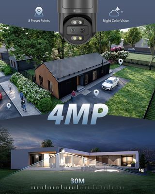 Ctronics 2.5K 4G LTE Cámara Exterior