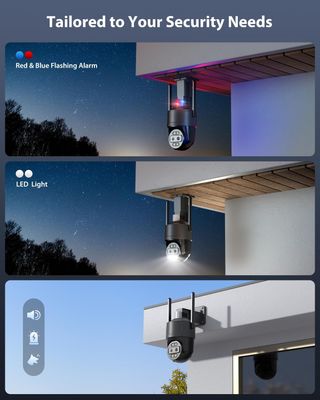 Ctronics 2.5K 4G LTE Cámara Exterior