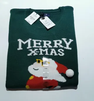 Jersey Navidad Merry Xmas Talla XL
