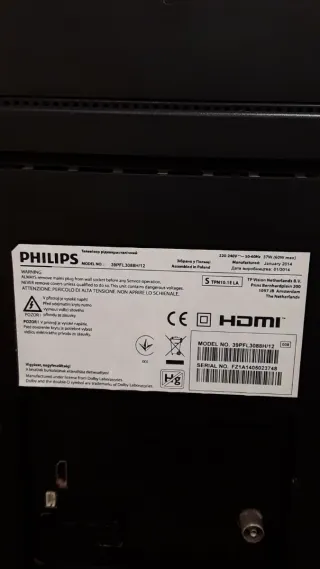 Televisor Philips 39 TFT Negro