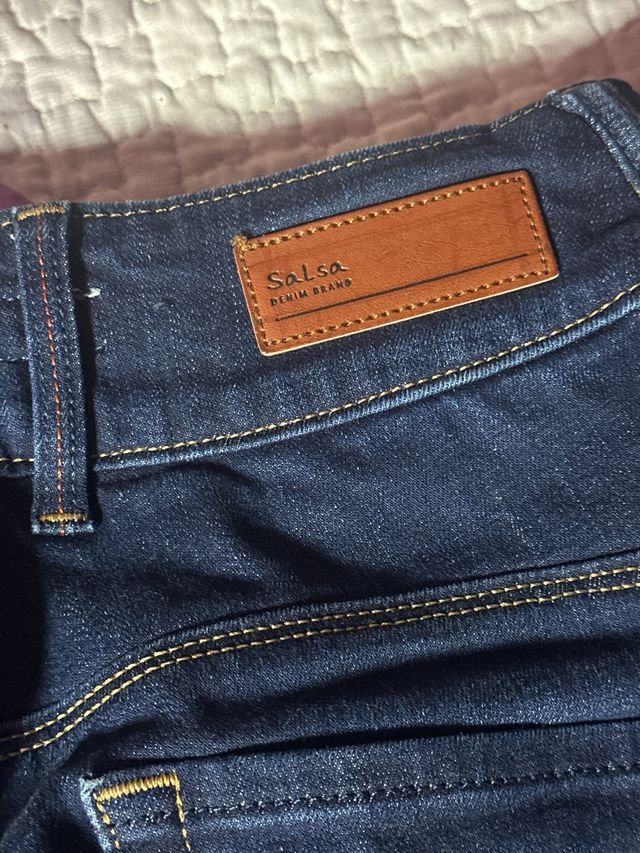 Vaqueros Salsa Push Up Azul