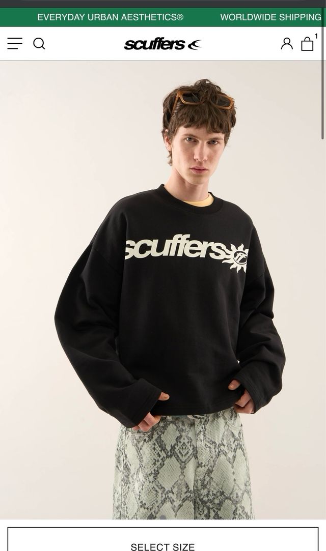 Sudadera Scuffers Negra