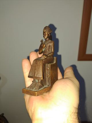 Figura Bronce Ramsés  II Colección Atlas