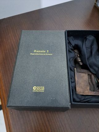 Figura Bronce Ramsés  II Colección Atlas