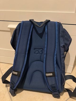 Zaino Seven denim con stampa floreale