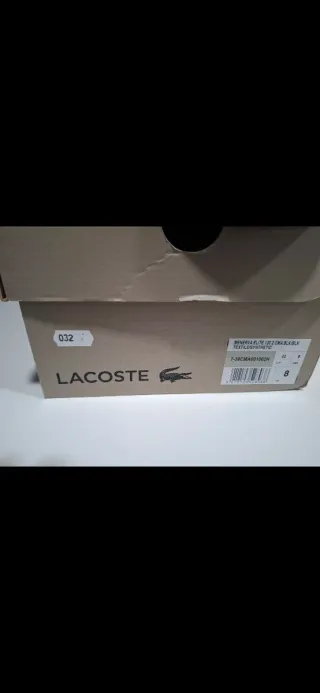Zapatillas Lacoste Negras