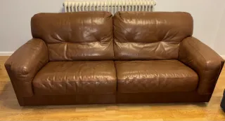 Sofá de 3 plazas de piel