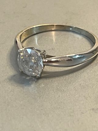 Anillo Oro 18k Diamante 1.13 Ct SI2/G