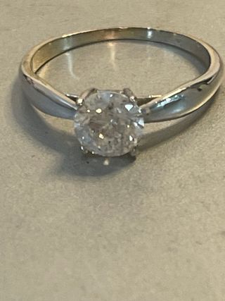 Anillo Oro 18k Diamante 1.13 Ct SI2/G