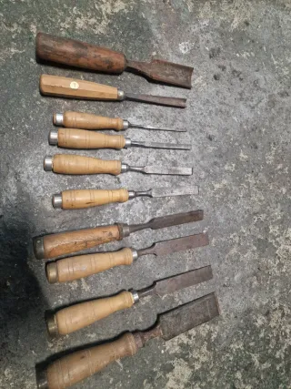 Juego de formones para madera