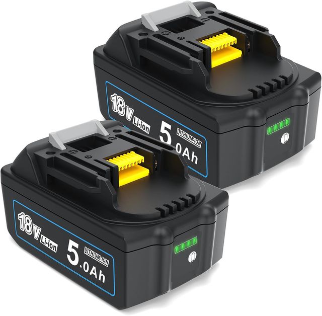 2 Baterías Makita 18V Li-ion 5.0Ah