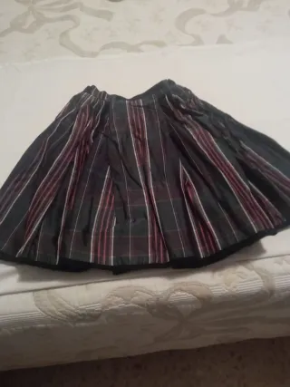 Falda regional cuadros